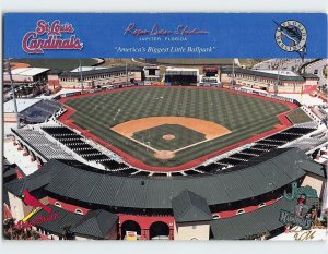 Postcard Americas Biggest Little Ballpark Roger Dean Stadium Jupiter Florida USA