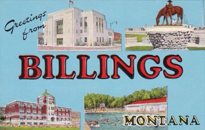 Montana Greetings From Billings