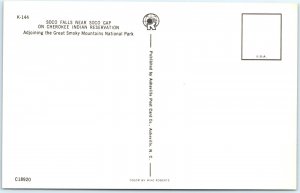 c1960s Cherokee, NC Soco Falls Gap Waterfall Indian Reservation Chrome PC A298