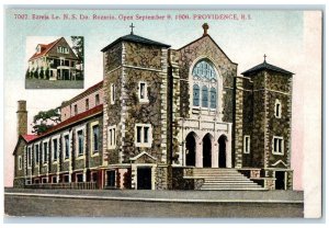 c1910 Ezreja Le Do Rozario Church Chapel Street Providence Rhode Island Postcard