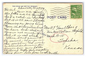 Postcard Petticoat Lane Kansas City Missouri c1948 Postmark