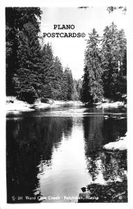 KETCHIKAN, ALASKA WOOD COVE CREEK  RPPC REAL PHOTO POSTCARD