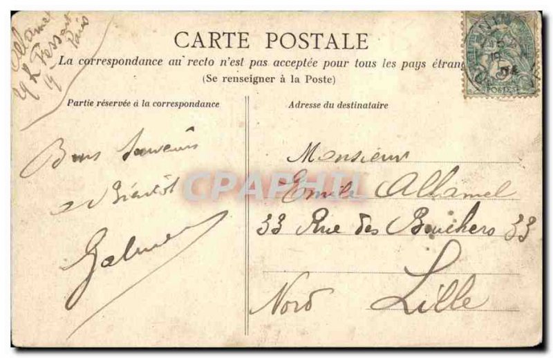 Niort Old Postcard The keep and Saint Andre