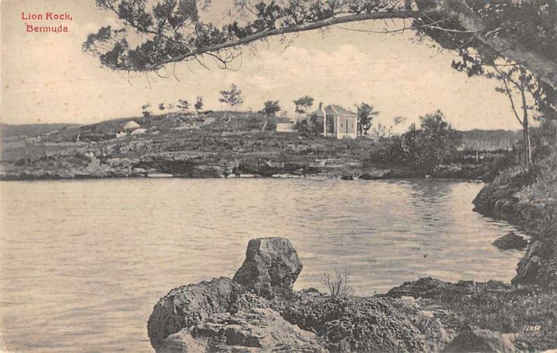 Bermuda Lion Rock Scenic View Vintage Postcard JE229517