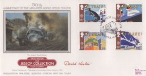 David Weston Train Railway Artist TV Show Presenter Hand Signed FDC