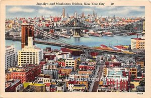 Brooklyn & Manhattan Bridge, New York City, New York