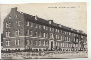 America Postcard - Enlisted Men's Barracks - Fort Slocum - New York - Ref 16015A