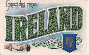 St. Patrick's Day, Greetings from Ireland 1911 Shamrock