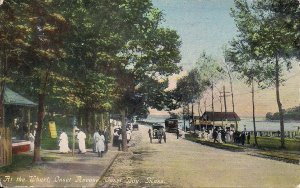 Onset Bay MA, Cape Cod Onset Avenue, Horse & Buggy, Trolley 1911 Local Publish.