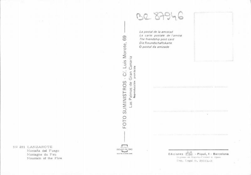 BR87946 lanzarote mountain of the fire spain volcano volcan