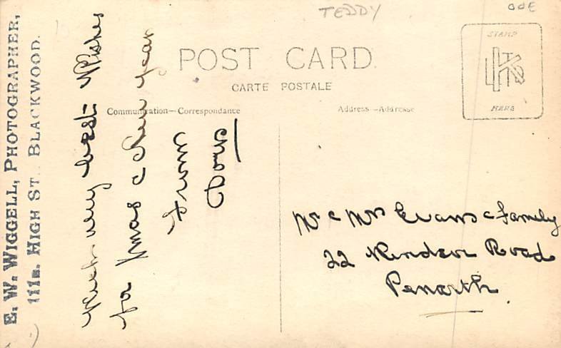 Real Photo Children with Toys Postcard