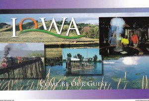 Iowa Greetings Showing Boone & Scenic Valley Railroad & More