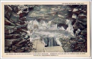PA - Coudersport. Ice Mine Entrance, 1907.