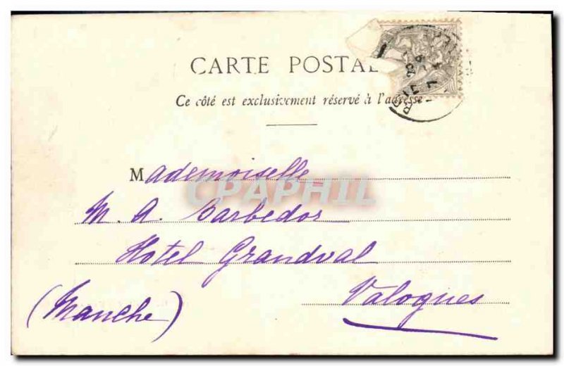 Old Postcard Huelgoat Mare aux Boars