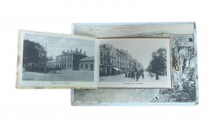 France Belfort castle and lion multi views inside rare postcard 