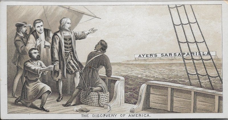Dr J.C. Ayer & Co, Lowell, Ma Ayer's Sarsaparilla Advertising Card (49358)