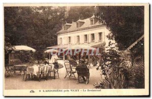 Old Postcard The Ardoisiere near Vichy Restaurant