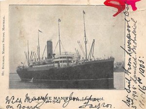 SS Lake Manitoba Canadian Pacific Ship Unused 