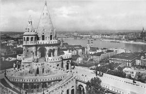 B40353 Budapest Fishermans Bastion and Danube  hungary
