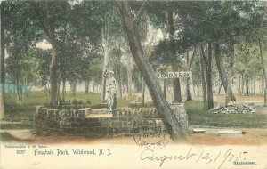 Fountain Park Wildwood New Jersey Ryan Rotograph #9257 1905 Postcard 20-13210