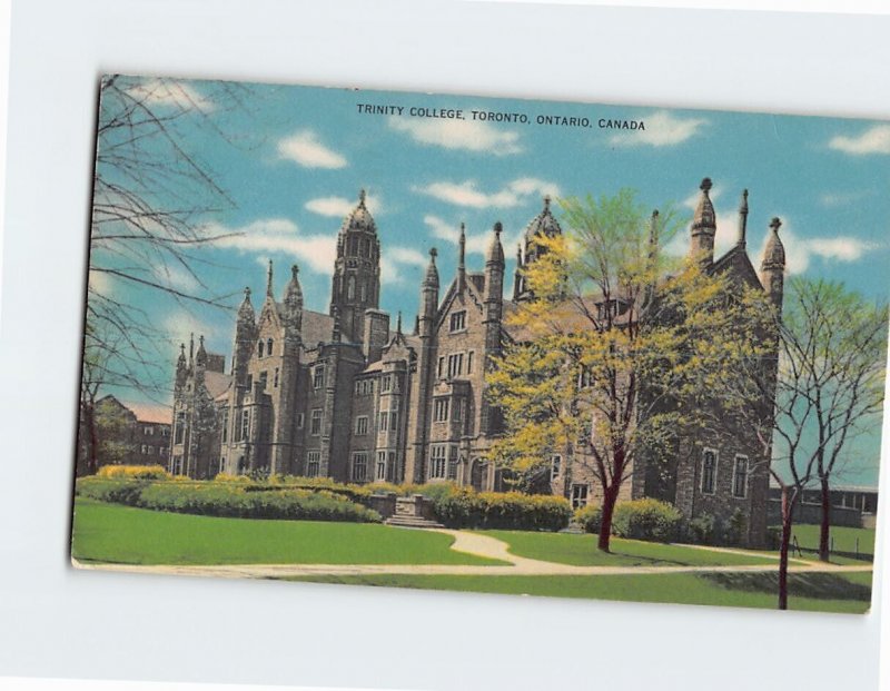 Postcard Trinity College, Toronto, Canada