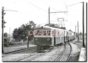 Postcard Modern Mixed train for Lausanne Arriving in Assens
