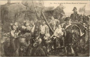 CPA VALENCIENNES - La greve des Mineurs (136724)