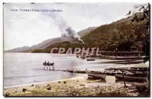 Old Postcard Tarbet Pier Loch Lomond