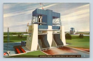 NASA Advanced Saturn S-1C Test Complex Hancock County MS UNP Chrome Postcard N5