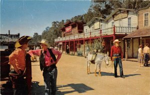 Buena Park California 1950s Postcard Knott's Berry Farm School House Road