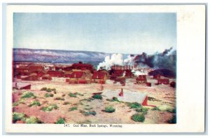 c1905 Coal Mine Exterior Factory Building Rock Springs Wyoming Vintage Postcard