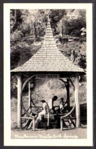 Foot Bath Bruckman's Breitenbush Springs Postcard 4131