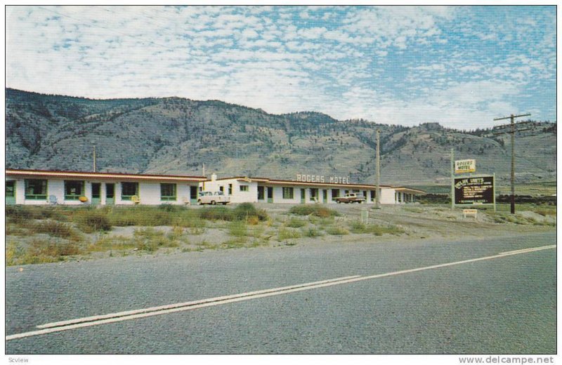 Rogers Motel , Lake Osoyoos , B.C. , Canada , 40-60s