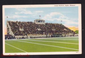 JOPLIN MISSOURI JUNGE STADIUM FOOTBALL FIELD VINTAGE ANTIQUE POSTCARD MO.