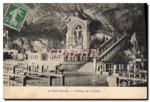 Old Postcard La Sainte Baume inside the Grotto