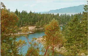 Pender Harbour BC Sunshine Coast 'Secret Cove' Unused Postcard G25