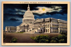 Washington  DC   US Capitol Building    Postcard  1941