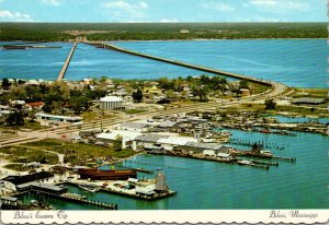 Mississippi Biloxi Aerial View Of Eastern Tip