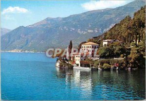 Postcard Modern Punta Balbianello Lake Como view Aerienne