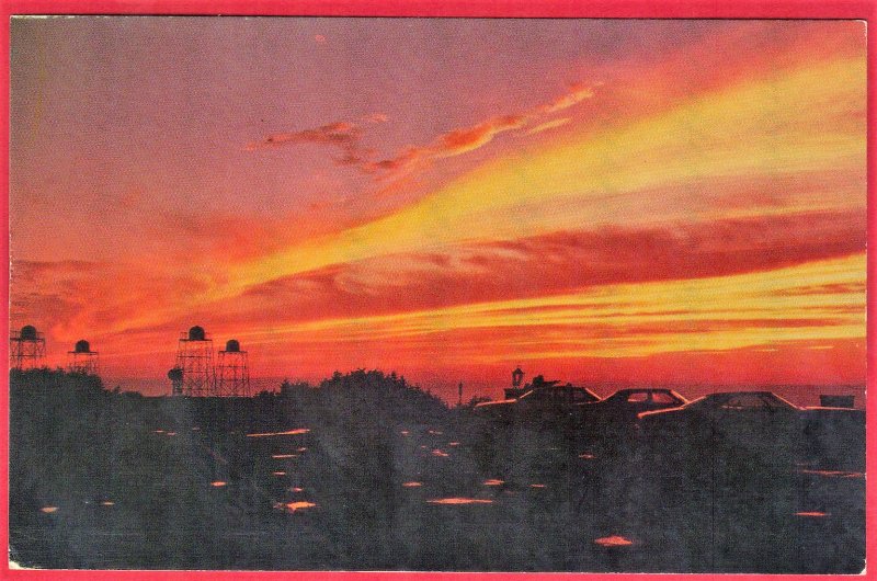 SUN SET AS SEEN FROM SKY LINE INN ON EQUINOX MT. MANCHESTER, VERMONT  PC91