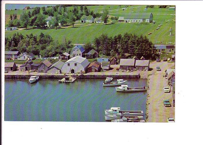 Wharf Malpeque Bay, Prince Edward Island, Canada Post Prepaid Matching Stamp