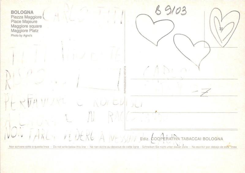 B9103 Bologna Piazza Maggiore