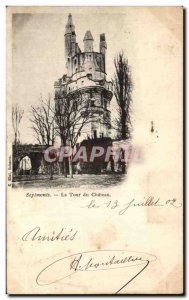 Old Postcard Septmonts Chateau La Tour