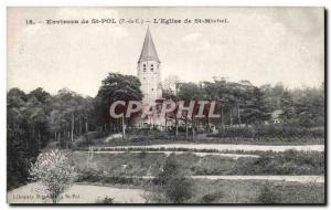 Saint Pol - The Church of St. Michael - Old Postcard