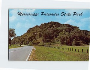 Postcard Mississippi Palisades State Park Savanna Illinois USA