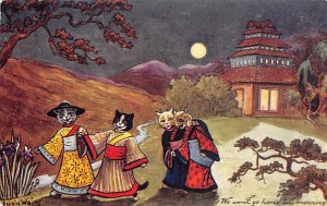 Raphael Tuck & Sons Serie 6444 Artist Louis Wain unused 