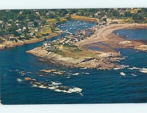 Unused Pre-1980 AERIAL VIEW OF TOWN AND PERKINS COVE Ogunquit Maine ME F4367