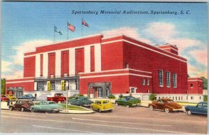 Postcard ARENA SCENE Spartanburg South Carolina SC AM2363