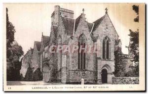 Old Postcard Lamballe The Church of Our Lady