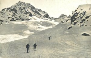 Switzerland Combe du Medran ski fond Postcard